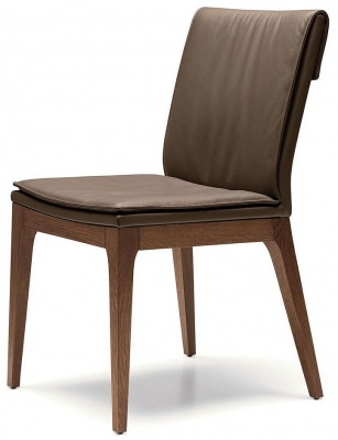 Обеденный стул Cattelan italia Tosca 540266090008 - ecopelle MOKA 541060