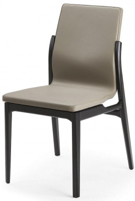 Обеденный стул Cattelan italia Ginevra 540 219 090 003 - ecopelle PANNA 751204