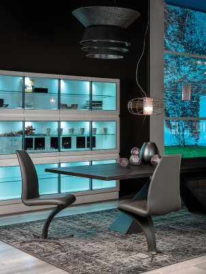 Обеденный стул Cattelan italia Betty 540318060024 - ecopelle NERO 610379