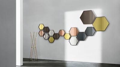 Настенное зеркало Visual Hexagonal 802548