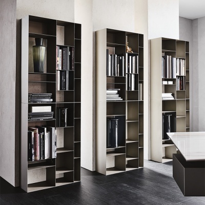 Стеллаж Cattelan italia Latitude + Optional ballast 70 640120080000 + 666412000010 - GFM11 goffrato titanio 789058