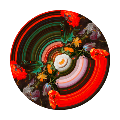 Carpet Glitch Round Half 195206