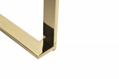 Тумбочка Golden Prism коричневая/золото 348656
