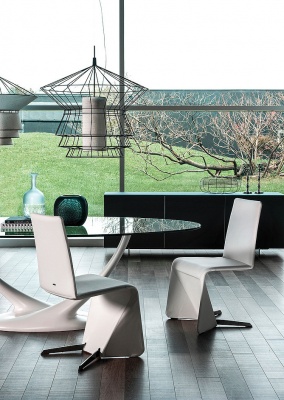 Обеденный стул Cattelan italia Patricia 540 274 070 007 - ecopelle MARRONE 879783