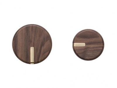 Вешалка Tonin Casa Tweens 7411A - walnut / brass 921872
