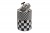 Ваза с крышкой "Chess" черно-белая 26см 154738