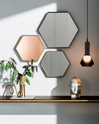 Зеркало Sovet Italia Visual hexagonal P5422 525900