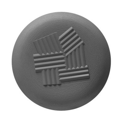 Блюдо, d27*h2.8, черный антрацит (anthracite black) 786186