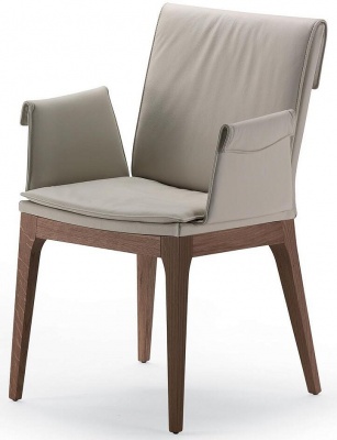 Обеденный стул Cattelan italia Tosca 540 266 280 003 - ecopelle PANNA 979334