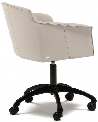 Обеденный стул Cattelan italia Tyler Wheels 540254190001 - ecopelle BIANCO 986677