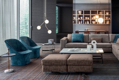 Кресло Pianca Esse Lounge 01189 - fabric , Ткань 280062