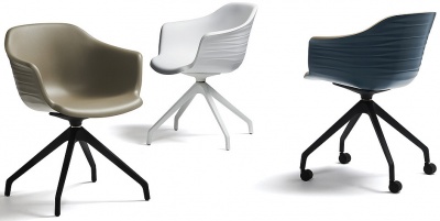Обеденный стул Cattelan italia Isabel 540 280 180 007 - ecopelle MARRONE 643390